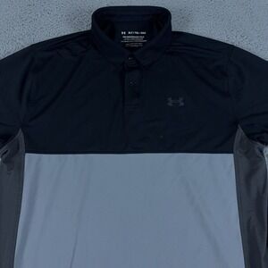 Under Armour Polo Shirt Mens XL Tall The Playoff Colorblock Performance Golf